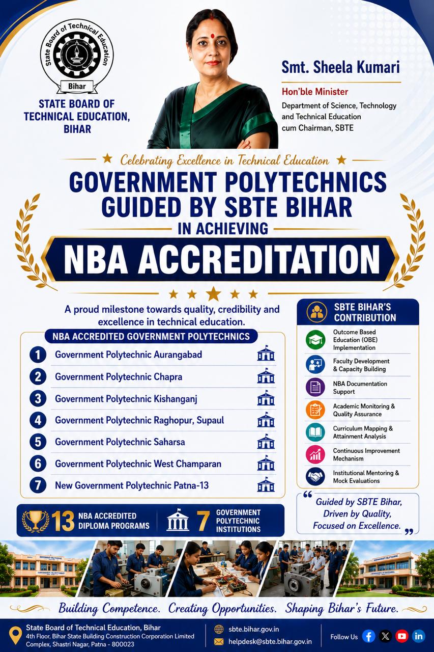 SBTE Bihar - State Board of Technical Education, Bihar